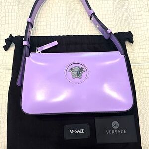 Beautiful Brand New Medusa Purple Leather Bag